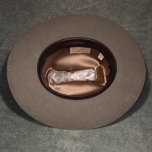 Bradford Long oval wide brim hat 7 silverbelly cross plains beaver glyco-tite - Picture 7 of 16